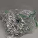 66ft Icicle Lights for Outside, Blue and White Christmas Lights Outdoor Indoor, 640 LED Twinkle String Light with 120 Drops Short Curtain Lights for Thanksgiving Room Home Wall Bedroom Window Decor