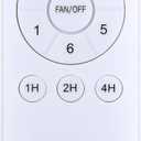 Replacement Remote Control for Fanbulous SHIHOT LEDIARY (16"/23") Ceiling Fan Compatible with F-HL52BK-1D03 F-LY46BK-1X01 F-SN56XX-1X0X F-TY52BK-1D01 with Light ON/Off