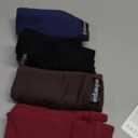 wirarpa Men's Breathable Modal Microfiber Trunks Underwear Covered Band Multipack (Large, 1402-4p-solid Color)