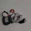 XIXILAND Baby Spiral Plush Toys, Black and White Baby Car Seat Toys, High Contrast Infant Newborn Toy 0-6 Months for Stroller Crib Mobile, Sensory Toy Best Gift for 0 3 6 9 12 Months Boys Girls