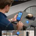 Philips Wi-Fi Smart Lock with Handles, WiFi Keyless Entry Front Door Lock Set, Keypad Deadbolt with Handle App Fingerprint Code Unlocking, Auto Locking, Built-in WiFi, Remote Control & Voice Unlock