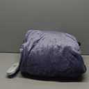 Heated Blanket Throw 50" x 60" - Soft Flannel Sherpa Electric Blanket Throw with 5 Heating Levels & 4 Hours Auto Off, Machine Washable, Ideal Gift for Grandma (Purple)