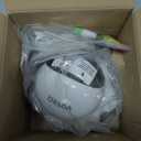 ORSDA Cat Laser Toy, 2-in-1 Interactive Automatic Motion Activated Moving 8 Holes Whack A Mole Feather, USB Rechargeable Electronic Smart Sensor Kitten Toys for Indoor Exercise (Periwinkle)