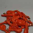 Metallic Orange Balloons 12 Inch, Double Stuffed Chrome Burnt Orange Balloons, Shiny Thick Chrome Metallic Latex Helium Balloon for Halloween Birthday Wedding Party Decoration Supplies 25