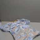 Women's 3D Floral Embroidery Dress Ruffle Sleeve Fishtail Lace Bodycon Party Cocktail Mini Dress Large