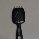 FHI Heat UNbrush Detangling Brush for PainFree Brushing on All Wet or Dry Hair Types — Durable DuoFlex AntiStatic Bristles, Lightweight Handle, Vented Hair Brush, Black