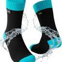 Gash Hao Waterproof Socks Men Women Unisex Ankle Socks Skiing Hiking Wading Fishing M