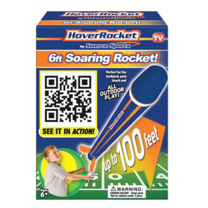 Swerve Sports Hover Rocket - 6ft Soaring Rocket Blue