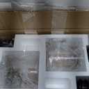 Set of 2 Industrial Table Lamps with USB C+A Ports and Outlet, Fully Stepless Dimmable Bedside Lamps for Bedrooms, Nightstand Desk Lamp with Glass Shade for Reading Living Room Office (Bulbs Included)