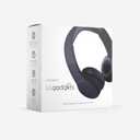LilGadgets Connect+ Foldable Headphones, Adjustable Fit Soft Touch Padding for Kids with Mic, Volume-Limited & Noise Reduction On-Ear Wired Headset for School with SharePort - Black, Ages 3-14