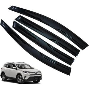 Window Visors Rain Guards for Toyota RAV4 2013 2014 2015 2016 2017 2018 Accessories, Wind Deflectors Vent Shades for Toyota RAV4