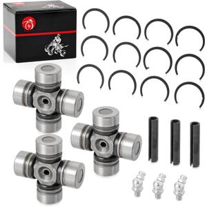 3PCS Front & Rear Prop Shaft U-Joint For Polaris General 1000 Ranger 1000 diesel RZR 900 1000 2011-2023 OEM 2202015 2203703 3235616 3235500 3260104