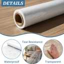 Ducting Poly Tubing, 200ftx25in Lay Flat Ducting | Flexible Polyethylene Ventilation Tubing, for Temporary Airflow, Industrial, Commercial and Home Use