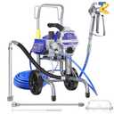 490 Airless Paint Sprayer, 0.60GPM Paint Sprayer for Home Interior 3300psi 1300W High Efficiency Airless Sprayer with Low Overspray for House Painting Townhouse