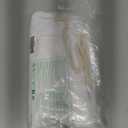 RYB HOME Sheer Curtains Adhesive No Drill Decorative for Window with Tie Back, Home Decor Light Filtering Easy to Install for Bedroom Living Room, Pure White, W 35 x L 48, 1 Panel