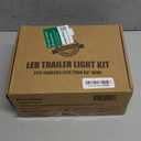 MAXXHAUL 70205 Trailer Light Kit - 12V All LED, Left and Right Waterproof Submersible for Trailers, Boat Trailer Truck Marine Camper RV Snowmobile, Red