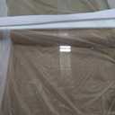 32"78" Fixed Glass Shower Panel, Bathroom Shower Doors 5/16"(8mm) Thick Clear Tempered Glass Panel, Brushed Gold Frameless Shower Door