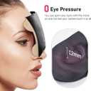 LitBear 100% 22 Momme Mulberry Silk Sleep Mask - 3D Contoured Eye Mask for Men & Women, Soft Breathable Sleeping Mask with Adjustable Strap, Perfect Blocks Light for Sleeping (Black)