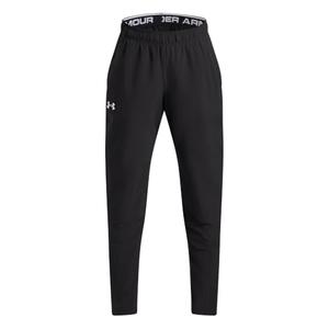Under Armour Boys' Hockey Warm Up Pants, (001) Black / / White, X-Large
