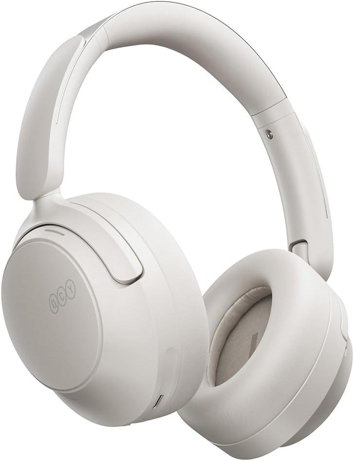 QCY H3S Adaptive Active Noise Cancelling Headphones, Hi-Res Audio LDAC | 102H Playtime, Fast Charging, 360 Spatial Sound, Dual Connection, Bluetooth 6.0