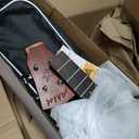 Ukulele, AKLOT Concert Ukelele Solid Mahogany 23 inch for Professional Beginners Adults Kit with Free Online Lesson and Uke Accessories