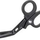 North American Rescue Trauma Shear (7 1/4 Inch) NAR Premium Grade Black Safety Shears Medical Scissors (ZZ-0063)
