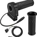 48V Electric Bike Throttle Grip with LCD Voltage Display & Cruise Control, 6-Pin Connector, Compatible with Jetson Haze, DYU Y16 & Folding Ebike