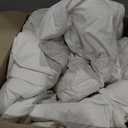 Feathers & Down Comforter, Organic Duvet Insert, 100% Cotton Shell, Ethically-sourced Feathers and Down Filler, All Season Warm, Oversized King Size, White