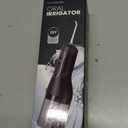 New Water Flosser for Teeth Cleaning, 260ML Portable Cordless Oral Irrigator with DIY Strength, 4 Cleaning Modes, IPX7 Waterproof Rechargeable Water Dental Pick Flosser for Home, Travel (Black)