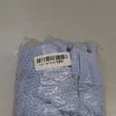 GRACE KARIN Women Lightweigt Crochet Knit Cardigan, 3/4 Sleeve Cropped Shrugs, Spring Button Down Sweaters Tops Light Blue XXL