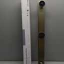 Linear Shower Floor Drain, Brushed Gold 24 Inch 304 Stainless Steel Bathroom Drains Kit, Rectangular Shower Trench Drain with Reversable Tile-in Pattern Drain Cover & Hair Catcher