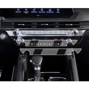 Screen Protector 2 Pcs For 2023-2025 Kia Telluride, Nano-film Air Conditioner Panel Screen Protector For 2023-2025 Telluride(LX/S/EX/SX/SX Prestige) Accessories A/C Screen - Easy to Install