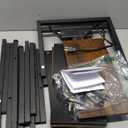 HOOBRO Computer Desk, Home Office Desk with Power Outlet, Modern Study Writing Desk with 3 Hooks for Study Room, Home Office, Sturdy and Stable, Easy to Assemble, Rustic Brown and Black BF40UDN01