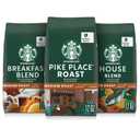 Starbucks Whole Coffee Beans, Medium Roast Hot or Iced Coffee, Variety Pack, Three 12 oz Bags (EXP 07/30/26)