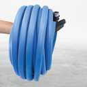 BluSeal Hot/Cold Water Rubber Garden Hose, 100% Rubber, Ultra-Light, Super Strong, 500 PSI, 50F to 190F Degrees, High Strength Polyester Braided (5/8" x 10')