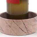 MarbleWine Bottle Coaster - Absorbent Cork Holder for Champagne Bottles and Any Occasion