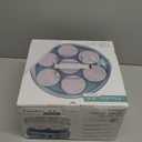 Studio 54 Yogurt Maker Machine with 7 Reusable Glass Jars (6oz Each), Probiotic Greek Yogurt Maker with Precise Time & Temperature Controls, Retro Blue Digital Yogurt Maker