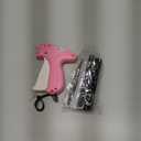 Stitch Device for Clothes Stitchy Tagging Device for Clothing Stitchy Quick Clothing Fixer -Includes 1,000 Black Fasteners & 1,000 White Fasteners & 6 Needles(hotpink+White)