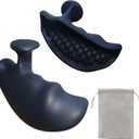 Weight Lifting Grips for Men Women Deadlifts, Ergonomics Anti-Slip Workout Grips for Weight Lifting, Pull-Ups, Gym Training and Exercise (Black-1pair)