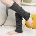 Loritta Womens Leg Warmers Winter Warm Knit Long Boot Socks Slouch Knee High 80s for Party