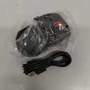 Lenovo USB-C Rechargeable Silent Mouse (WL500) - Silent Buttons, USB-C Rechargeable, Ambidextrous Grip, Adjustable DPI - Plug-and-Play 2.4G Receiver Computer Mouse (Black)