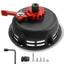 Upgrade Easy Quick Fast Pull Start Recoil Starter Assembly Fit for Predator 212, Coleman CT200U 200cc B200R Mini Bike, Pull Cord Start Honda 6.5HP GX160 196 Hisun Engine KT196 Go Kart, Black