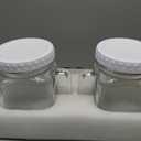 Amzcku 2 Pack Large Glass Mason Jars, 74 oz Wide Mouth with Lid with Handles for Fridge, Glass Canisters for Food Storage, DIY Decor, Perfect for Sugar, Flour, Cookies, Pickles, and More