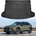 Powerty Cargo Mat Compatible for Subaru Crosstrek 2024 2025 2026 Accessories All Weather Cargo Liner TPE Rear Trunk Mat