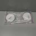 2 x CHEETAH 40 oz Replacement Lid for Stanley Cup,Compatible with Stanley Quencher H2.0 FlowState Tumbler,with Easy Carry Soft Silicone Handle and Straws,Insulated Plastic Spill Leak Proof Lid (Frost)