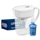 Brita Water Filter 6 Cup Denali Water Pitcher Dispenser with Elite Water Filter
