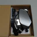 Adjustable Handlebar Bike Mirror, Shatterproof HD Glass Lens, Universal Fit Rearview Bicycle Mirrors, 360 Rotatable, Compatible with Mountain Bikes, E-bikes, Road Bikes(1 Pair)