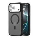 Cadith for iPhone 17 ProMax Case | Metal Buttons | 180cm Military Drop Proof | MagSafe Compatible| Skin-Friendly Feel(Black)