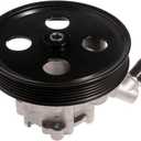 KEYOOG New Power Steering Pump 20-1001 (For V6 3.8L) Compatible With 2007 2008 2009 2010 2011 J-eep Wrangler (Replaces OE# 96-1001 N990-0866 52059899AE)