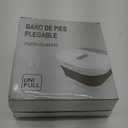 Collapsible Foot Spa Bath with Heat and Massage Rollers, Bubble, Foot Pedicure Kit, Temperature Control, Red Light, Pedicure Foot Spa, Foot Bath